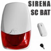 ACCESSORI SISTEMA 868MHz  SIRENA COMPATIBILE CON TUTTE LE CENTRALI USCITA 12V