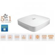 DVR 4 CANALI CVI AHD TVI ANALOGICO IP 1080N H265  5 TECNOLOGIE IN 1