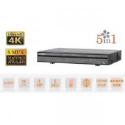 DVR 5IN1 H265 16 CANALI ULTRA HD 4K 8MP  5 TECNOLOGIE IN 1