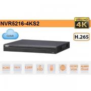NVR IP 16 CANALI 4K ULTRA HD 12MPX 320MBPS H265  SERIE PRO