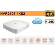 NVR IP 4K ULTRA HD 4 CANALI 8MP 1HDD P2P