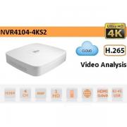 NVR IP A 4 CANALI 4K H265 FINO A 8MP 1HDD SERIE LITE