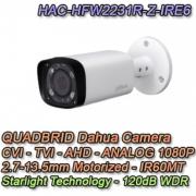 TELECAMERA DAHUA 1080P 4IN1 STARLIGHT IR60 MOTORIZZATA WDR