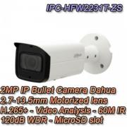 TELECAMERA DAHUA IP 2MP MOTORIZZATA IR60 H265  WDR POE