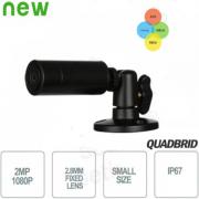 MINI TELECAMERA DA ESTERNO HD CVI 2MP 4IN1 2 8MM IP67