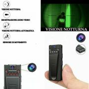 MINI TELECAMERA SPY INFRAROSSI VISIONE NOTTURNA MICROCAMERA INVISIBILE