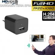 TELECAMERA SPY WIFI ALIMENTATORE WIRELESS NASCOSTA PROFESSIONALE