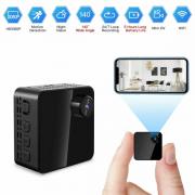 MINI SPYCAM TELECAMERA WIFI INFRAROSSI 4K PROFESSIONALE INVISIBILE