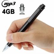 PENNA REGISTRATORE VOCALE 4GB MP3 USB RICARICABILE