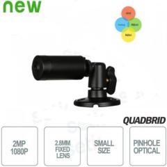 MINI TELECAMERA DA ESTERNO HD CVI 2MP 4IN1 2 8MM OTTICA PINHOLE
