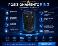 Localizzatore GPS magnetico impermeabile 10Ah