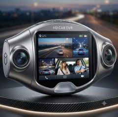 Telecamera per auto con GPS Full HD DVR e visione notturna