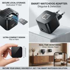 MINI TELECAMERA SPY WIFI P2P FACILMENTE OCCULTABILE WIRELESS INFRAROSSI