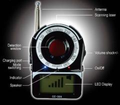 RILEVATORE MICROSPIE E TELECAMERE NASCOSTE BONIFICHE AMBIENTALI