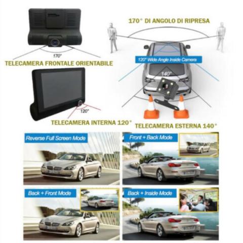 MINI CAM PER AUTOMOBILI FULL HD 1080P 2.4 DVR CAR VISIONE NOTTURNA
