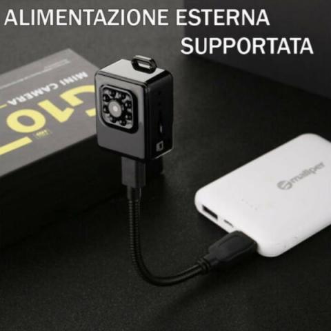 TELECAMERA MICRO SPIA INFRAROSSI INVISIBILE MICROSPIA