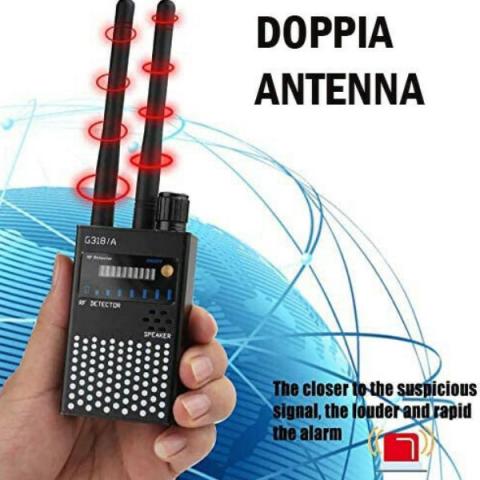 RILEVATORE DI MICROSPIE PROFESSIONALE SPIA AMBIENTALE RILEVA CIMICI GPS