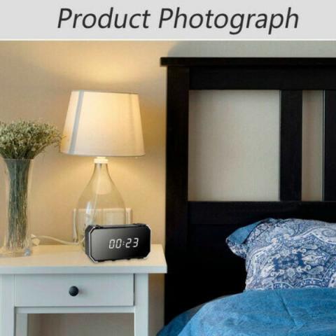 SVEGLIA OROLOGIO TELECAMERA SPIA CAMERA SPIA WIFI SVEGLIA NASCOSTA