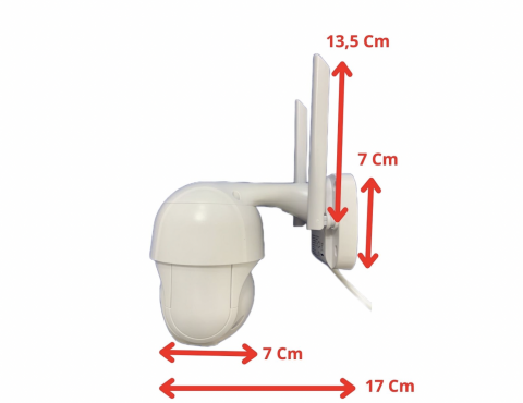 Telecamera mini Speed Dome Pan-Tilt  Processore Hi Silicon 5px