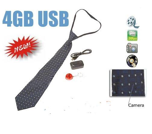 CRAVATTA SPIA CON MICROCAMERA NASCOSTA DVR