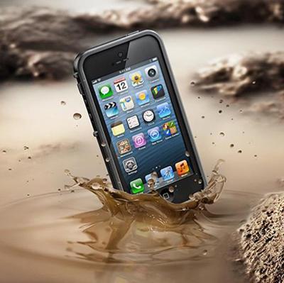 COVER CUSTODIA RIGIDA IMPERMEABILE SUBACQUEA PER IPHONE 5