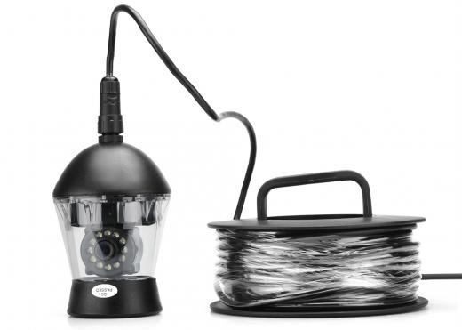 TELECAMERA SUBACQUEA PESCA ISPEZIONI LCD  TELECOMANDO CCD SONY 360 GRADI 600TV