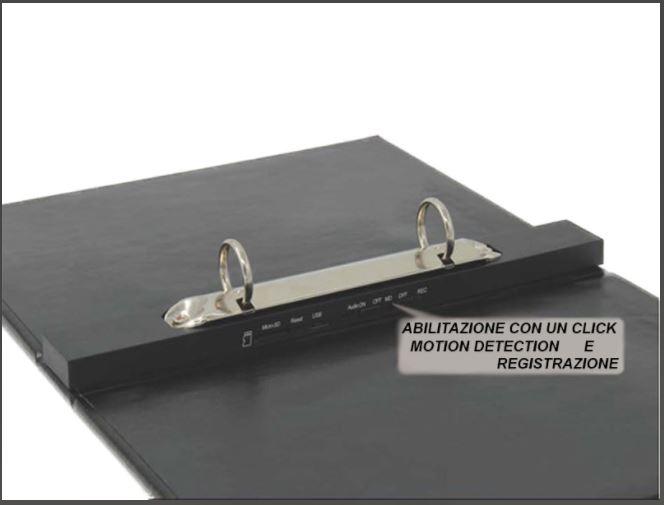 Telecamera HD Nascosta in un libro con Batteria a lunga durata fino a 2 anni