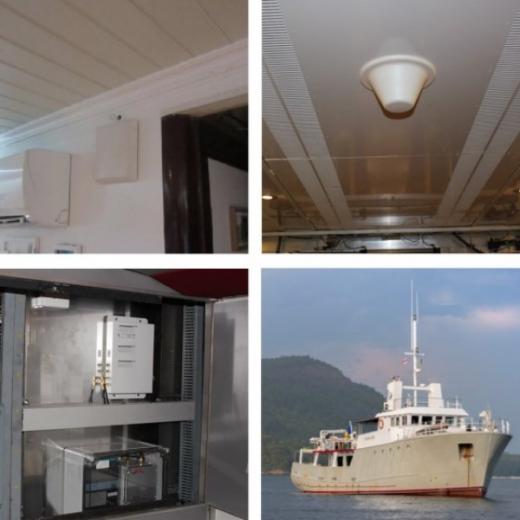 RIPETITORE DI SEGNALE PER BARCHE  MARINEBOOST 3 4  RIPETITORE TRIBAND  4000m2