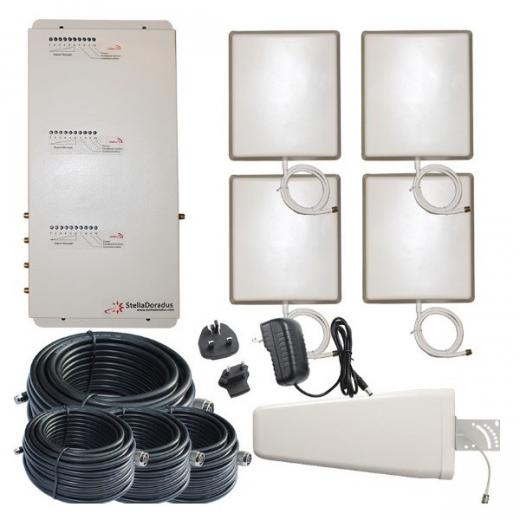 Ripetitore StellaOffice LGD: Soluzione Triband Avanzata per Amplificazione Segnale in Uffici e Grandi Edifici - Compatibilita 800/900/1800MHz per Voce e Dati 3G/4G