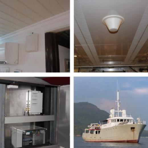 RIPETITORE DI SEGNALE PER BARCHE  MARINEBOOST 3 1  RIPETITORE TRIBAND  1000m2