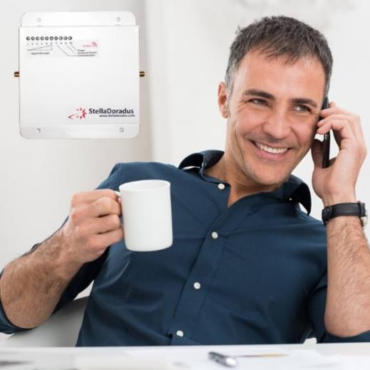 Amplificatore di Segnale Cellulare StellaHome W - Soluzione Definitiva per Potenziare la Copertura 3G UMTS a 2100MHz in Casa e Ufficio, Compatibile con Tutti gli Operatori, Fino a 5 Stanze, Made in Irlanda, Conforme agli Standard EU