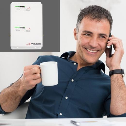 Amplificatore di Segnale GSM LTE Dualband StellaHome LG per Internet Alta Velocita e Chiamate Cristalline in Casa - Copertura Estesa fino a 5 Stanze, Frequenze 800/900MHz, Compatibile con Tutti gli Operatori