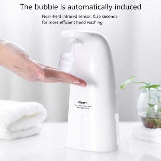 DISPENSER DI SAPONE AUTOMATICO TOUCHLESS DA 250 ML PER CUCINA E BAGNO
