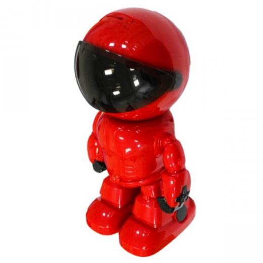 TELECAMERA WIFI AD ALTA RISOLUZIONE SU ROBOT TESTA RUORA A 360 GRADI E ZOOM