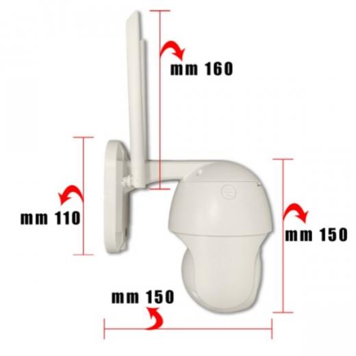 TELECAMERA MINI IP WIFI AD ALTA RISOLUZIONE  SD CARD FINO AM 128 GB