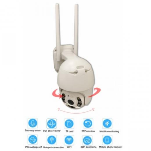 TELECAMERA MINI IP E WIFI AD ALTA RISOLUZIONE CON CARD SD FINO A 128 GB