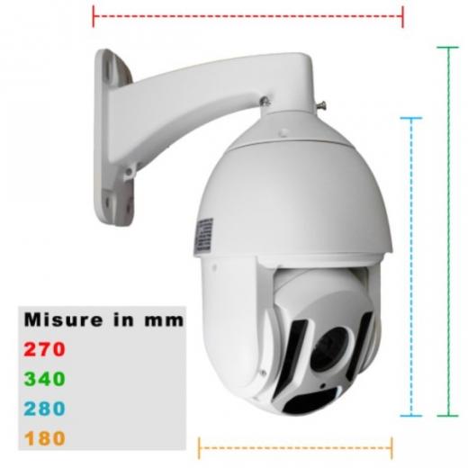 TELECAMERA PROFESSIONALE PTZ IP 1920 1080 2 0 Mpx  360 GRADI