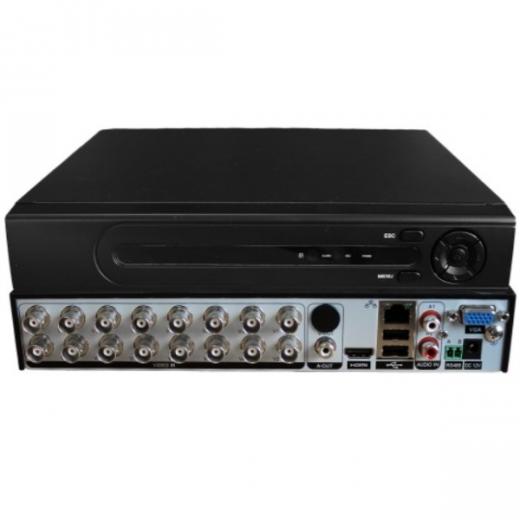 VIDEOREGISTRATORE DIGITALE IBRIDO  DVR 16 CANALI AHD ALTE PRESTAZIONI