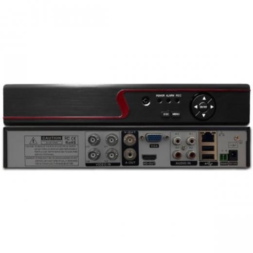 VIDEOREGISTRATORE DIGITALE IBRIDO  ULTRA HD  4 CANALI FINO 8 MPX AHD