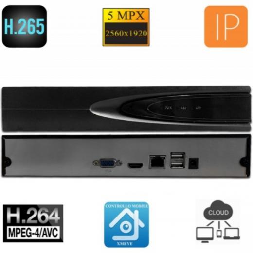 NVR  4 LIVELLI DI QUALITA VIDEO  FULL HD 1080p