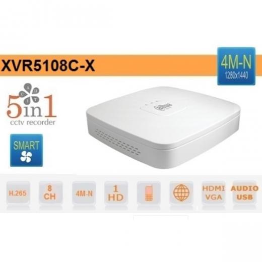 DVR 8 CANALI HD CVI AHD TVI ANALOGICO IP 4M N  TECNOLOGIA 5 IN 1