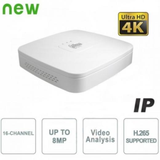 VIDEOREGISTRATORE NVR  16 CANALI 8 MEGAPIXEL 4K ULTRA HD