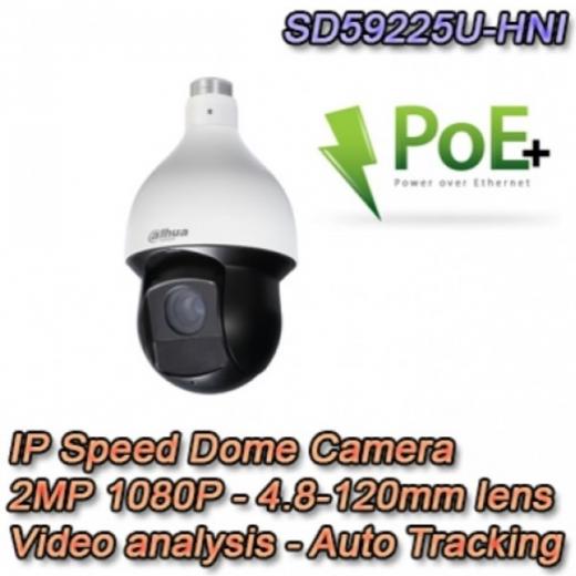 SPEED DOME 2MP STARLIGHT TERMOVENTILATA VIDEO ANALISI E AUTO TRACKING