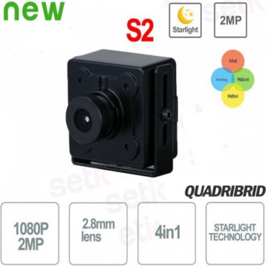 TELECAMERA NASCOSTA 4IN1 STARLIGHT 2MP 2 8MM WDR