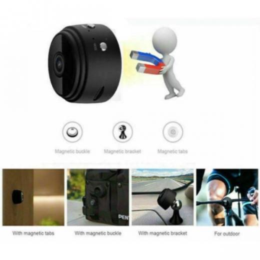 MINI TELECAMERA SPY INFRAROSSI FACILMENTE OCCULTABILE WIFI FULL HD