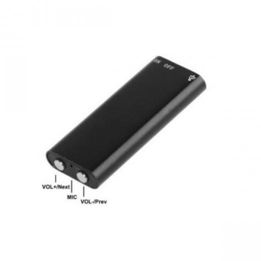 MICRO  REGISTRATORE AMBIENTALE VOCALE SPY 16 GB USB PROFESSIONALE