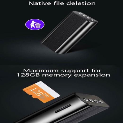 MINI MICRO REGISTRATORE VOCALE AMBIENTALE SPY PROFESSIONALE USB 8GB