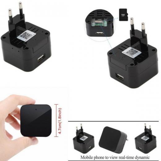 MINI TELECAMERA SPY WIFI P2P FACILMENTE OCCULTABILE WIRELESS INFRAROSSI
