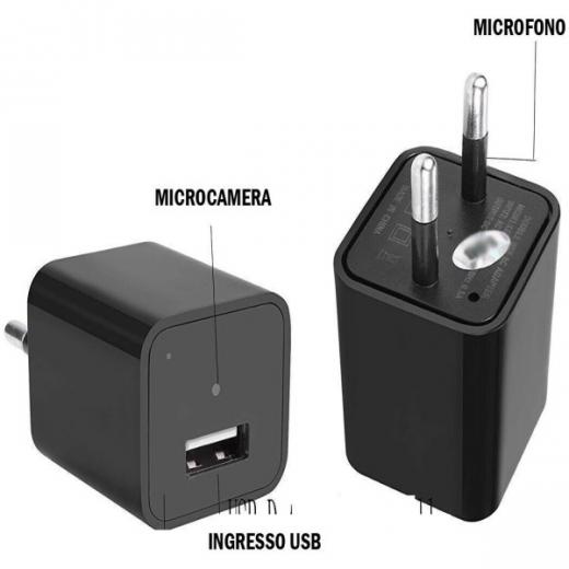 MINI TELECAMERA NASCOSTA IN PRESA USB CAM MICROSPIA PROFESSIONALE ALTA QUALITA