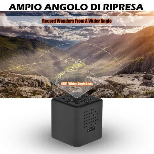 MINI TELECAMERA SPY INFRAROSSI VISIONE NOTTURNA FACILMENTE OCCULTABILE